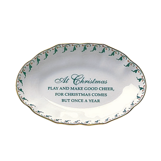 Picture of Mottahedeh 'At Christmas Play and Make Good Cheer' Ring Tray