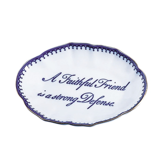Picture of Mottahedeh 'A Faithful Friend is a Strong Defense' Ring Tray