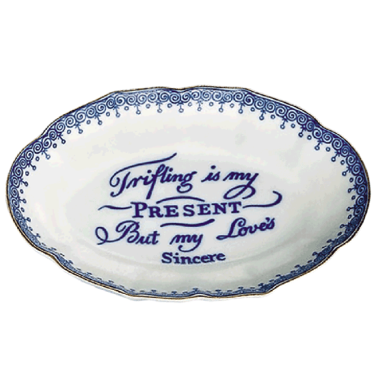 Picture of Mottahedeh 'Trifling Is My Present but My Love's Sincere' Ring Tray