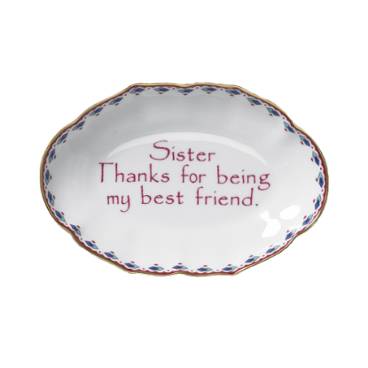 Picture of Mottahedeh 'Sister, Thanks for Being My Best Friend' Ring Tray