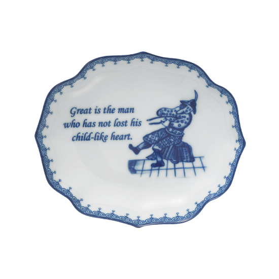 Picture of Mottahedeh 'Great Is the Man Who Has Not Lost His Child-Like Heart' Ring Tray