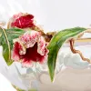 Picture of Jay Strongwater Cornelis Dutch Floral Glass Bowl