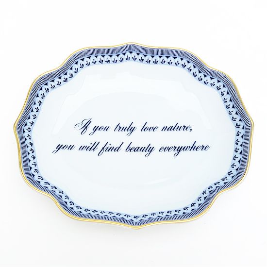Picture of Mottahedeh 'If You Truly Love Nature, You Will Find Beauty Everywhere' Ring Tray