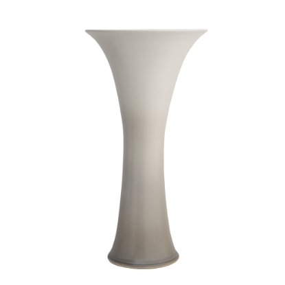 Picture of Rookwood for Mottahedeh 'Callalily' Vase in White & Gray