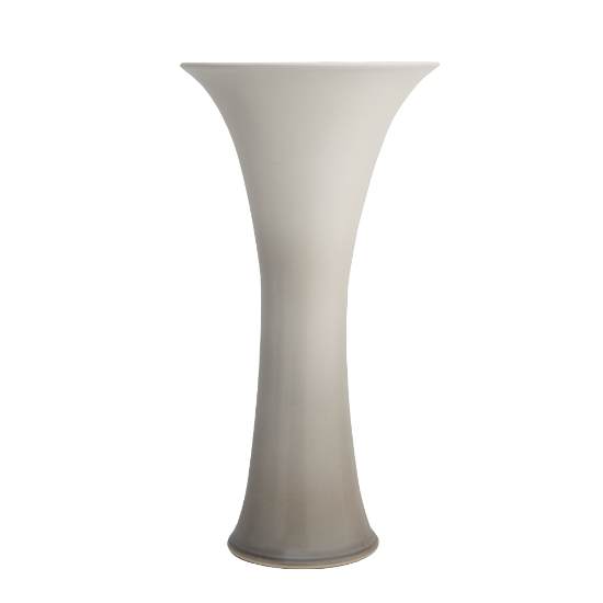Picture of Rookwood for Mottahedeh 'Callalily' Vase in White & Gray