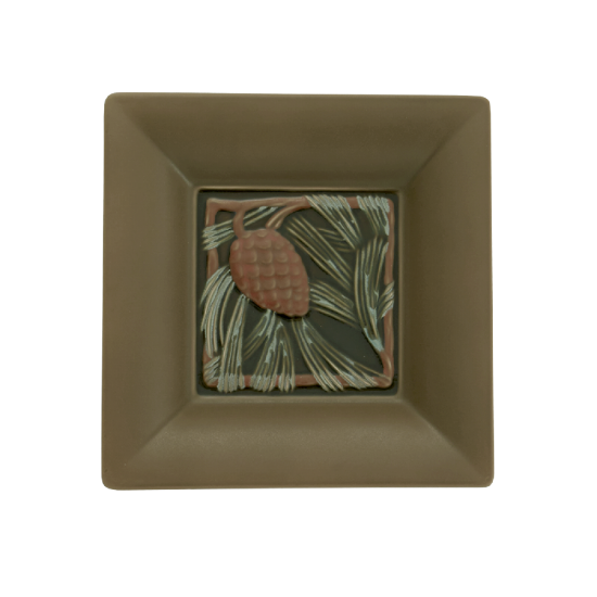 Picture of Rookwood for Mottahedeh 'Pinecone' Square Tray
