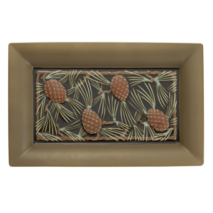 Picture of Rookwood for Mottahedeh 'Pinecone' Decorative Platter
