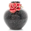 Picture of Jay Strongwater Ayla Small Night Bloom Rose Vase