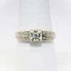 Picture of Vintage 14k White Gold & Diamond Engagement Ring