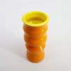 Picture of Eric Doctors Colorforms 'Orange & Yellow' Candlestick Holder