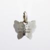 Picture of Vintage Meka Denmark Sterling Silver & Green Guilloche Enamel Butterfly Charm