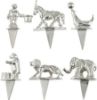 Picture of Empire Pewter Circus Birthday Candle Holders - Set of 6