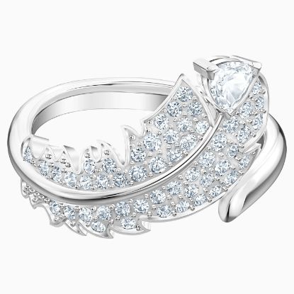 Picture of Swarovski - 'Nice' Motif Feather Ring