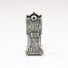 Picture of Vintage Beau Sterling Silver Grandfather Clock Charm with Glass Face & Moving Pendulum