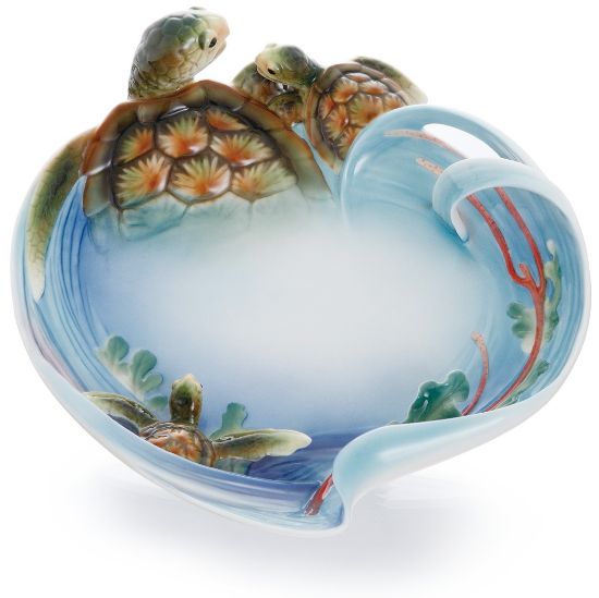 Picture of  'Turtle Bay' Sculptured Ornamental Plate by Franz 