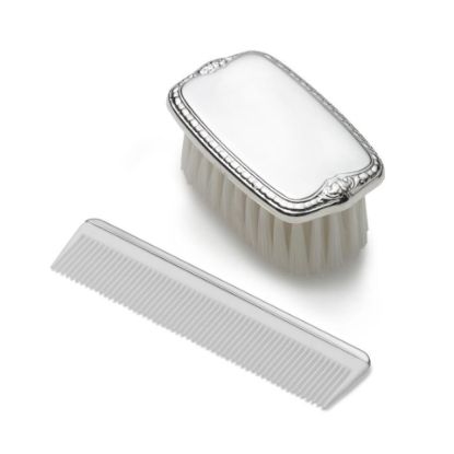 Picture of Empire Pewter Boys Plain Brush & Comb Set