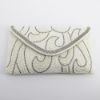 Picture of David Jeffrey Evening Clutch with White Beads & Pearls