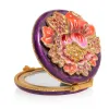 Picture of Jay Strongwater Angela Floral Round Compact