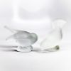 Picture of Lalique France Crystal Pair Of Sparrows Figurines