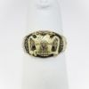 Picture of Vintage 14k Yellow Gold & Enamel 32nd Degree Freemason's Pinky Ring