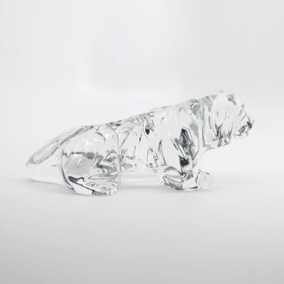 Picture of Baccarat Crouched Tiger Crystal Figurine