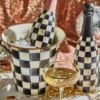 Picture of MacKenzie-Childs Courtly Check Wine Cooler Champagne Ice Bucket