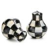 Picture of MacKenzie-Childs Enameled Courtly Check Salt & Pepper Shakers