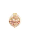 Picture of Jay Strongwater Angela Round Floral Compact