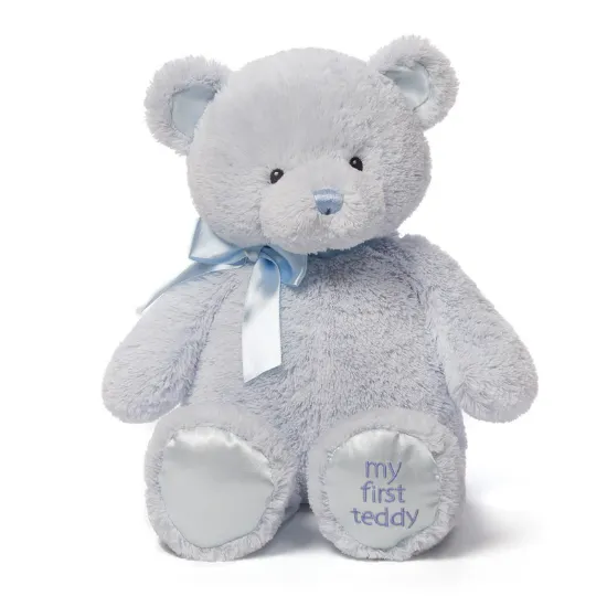 Picture of My First Teddy, 15 inch Blue by Gund