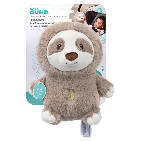 Picture of Lil’ Luvs Collection - On-the-Go Sloth Soother, 6 in by Gund