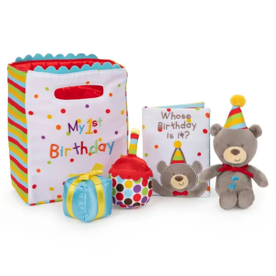 Picture of My First Birthday Playset, 8 in by Gund