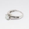 Picture of 14k White Gold .97CT Diamond Engagement Ring 