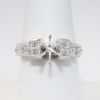 Picture of 14k White Gold Diamond Semi-Mount Ring 