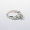 Picture of 14k White Gold Diamond Semi-Mount Ring 