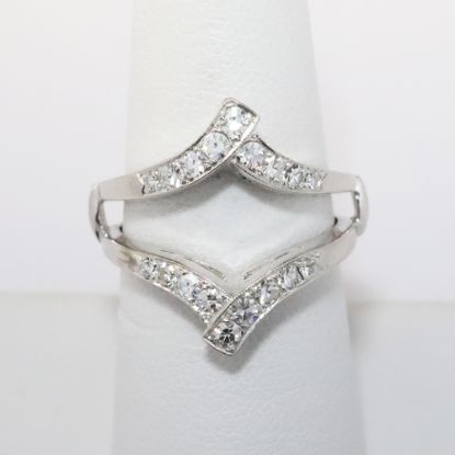 Picture of 14k White Gold Diamond Ring Jacket 