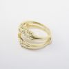 Picture of 14k Yellow Gold Diamond Jacket Ring 