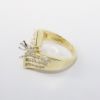 Picture of 14k Yellow Gold Diamond Semi-Mount Ring 