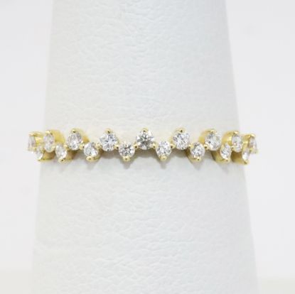 Picture of 18k Yellow Gold Diamond Band 
