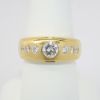 Picture of 18k Yellow Gold Diamond Men's Ring 