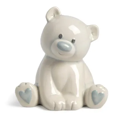 Picture of Blue Teddy Bear Bank by Demdaco