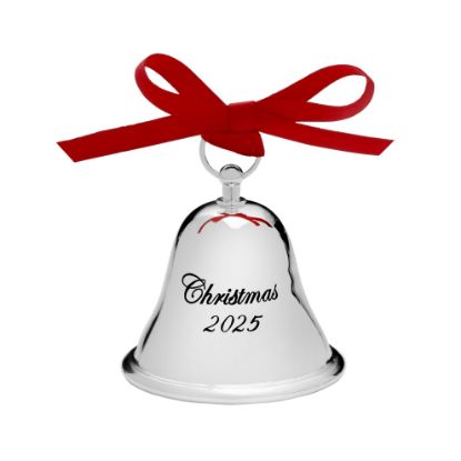 Picture of Gorham 2025 6th Edition Sterling Silver Bell Christmas Ornament