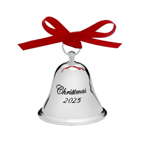 Picture of Gorham 2025 6th Edition Sterling Silver Bell Christmas Ornament
