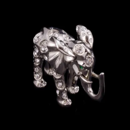 Picture of Isabella Adams Bubbles the Elephant Crystal Collectible