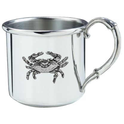 Picture of Easton Baby Cup with Crab by Salisbury Silversmiths 