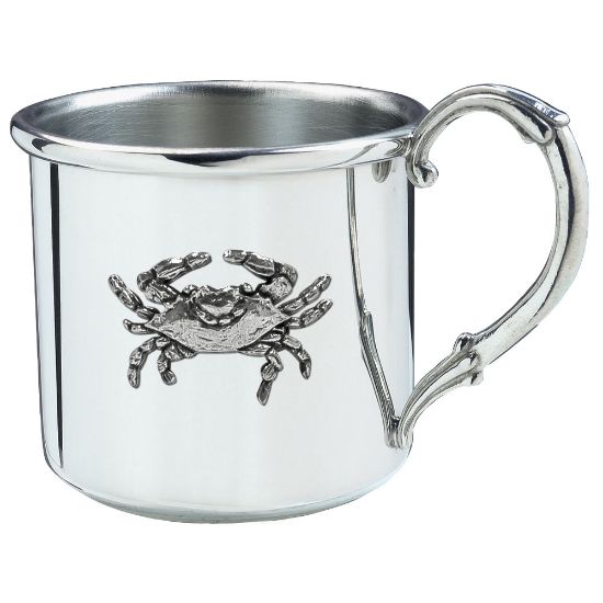 Picture of Easton Baby Cup with Crab by Salisbury Silversmiths 