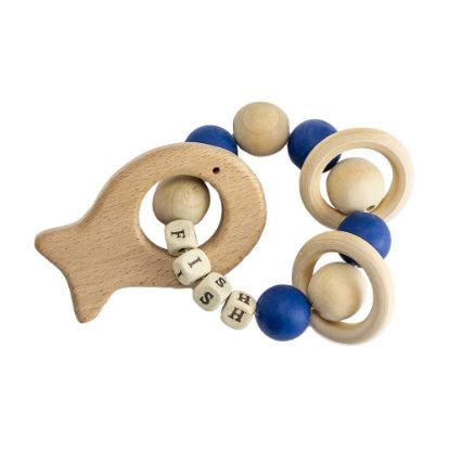 Picture of Fish Teether Set by Salisbury Silversmiths