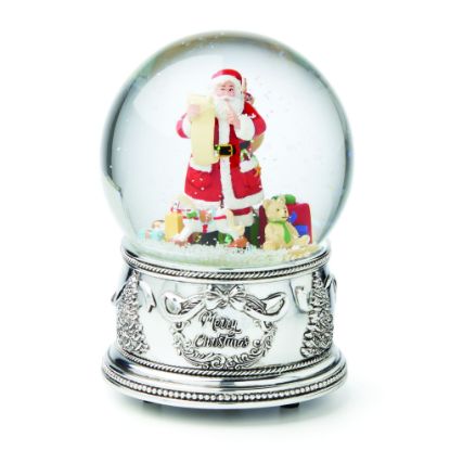 Picture of Reed & Barton Winter Traditions Santa Musical Snow Globe