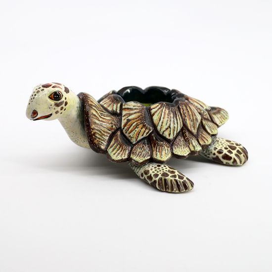 Picture of African Tortoise Ceramic Votive Holder from Ardmore Studio