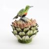 Picture of Bird on Cactus Ceramic Trinket Box from Ardmore Studio