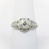 Picture of Antique Art Deco Era Platinum & Old European Cut Diamond Engagement Ring